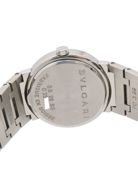 Bvlgari Quartz Watch SS Black Dial main image 8